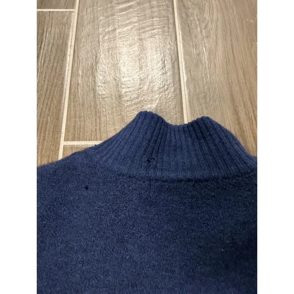Smartwool Men's Blue Full-Zip Merino Wool Sweater Jacket Size XL